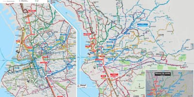 Marseille ಬಸ್ ಮಾರ್ಗ ನಕ್ಷೆ