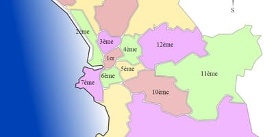 ನಕ್ಷೆ Marseille arrondissement